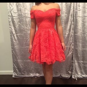 Pink prom dress